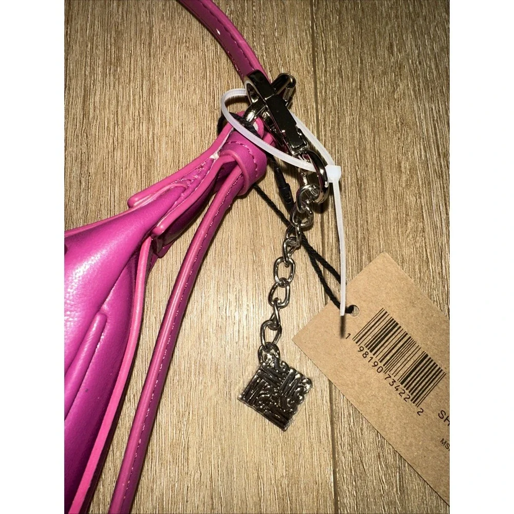 Steve Madden Dark Fuschia‎ BJammy Shouler Bag Silver Hardware NEW